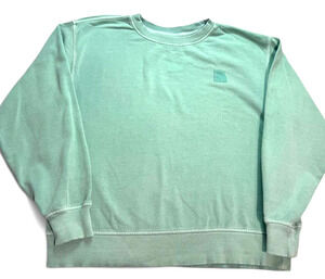 The North Face Women's Crewneck Sweatshirt Mint Green Fleece Pullover M